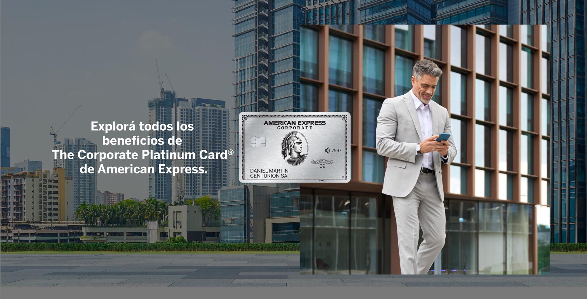 Explorá todos los beneficios de The Corporate Platinum Card de American Express