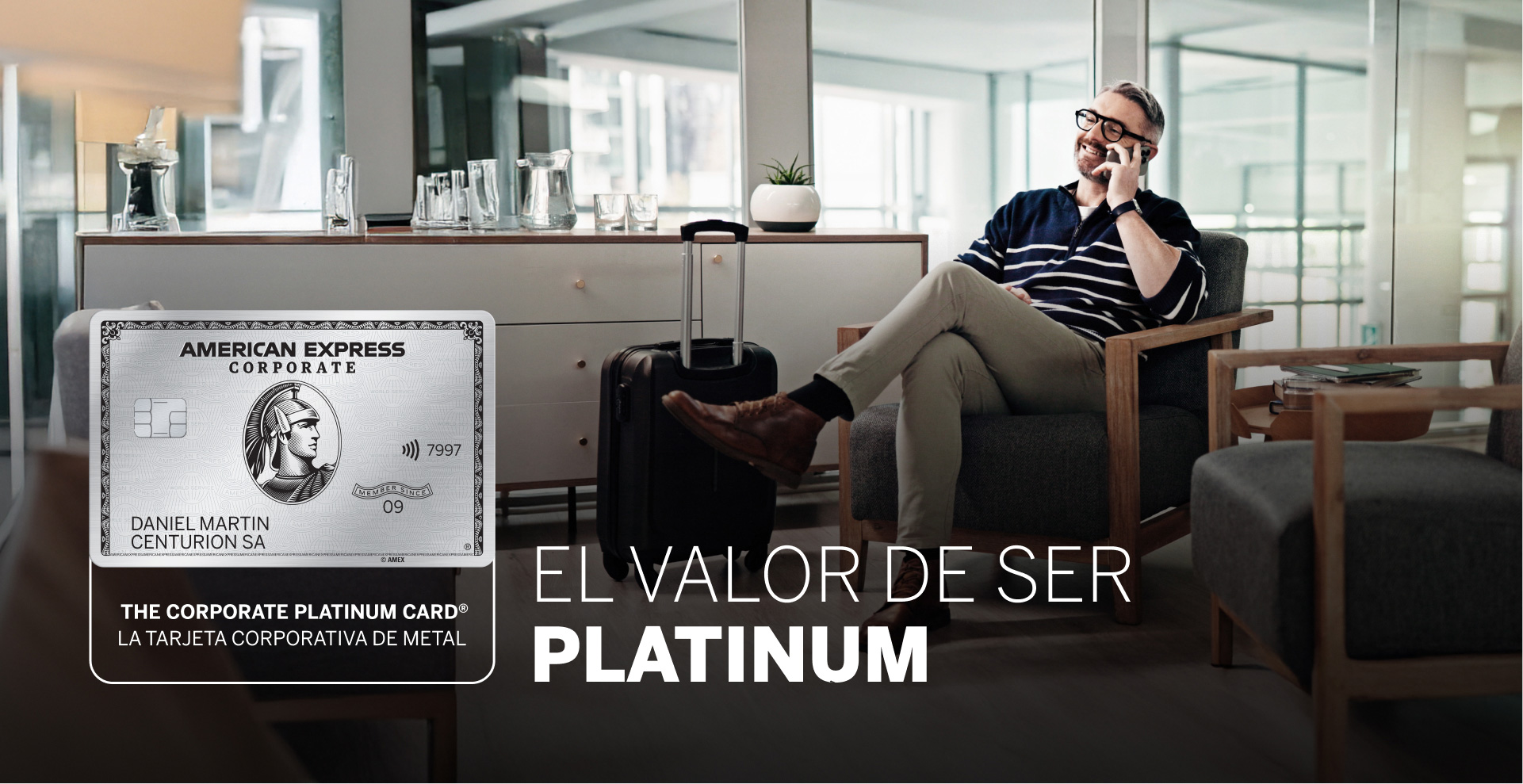 Explorá todos los beneficios de The Corporate Platinum Card de American Express